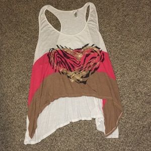 NWOT HIGH LOW SLIMMING FLOWY TANK TOP